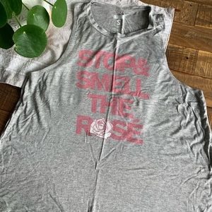 Stop And Smell the Rosé Graphic Tank